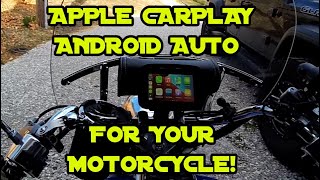 Apple CarPlay Android Auto for your Motorcycle Ottocast Lite C5 GPS  Wireless #applecarplay 