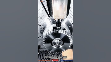 Innovation Technology CNC Milling Machine: Advanced Precision Gear Forming. #tech
