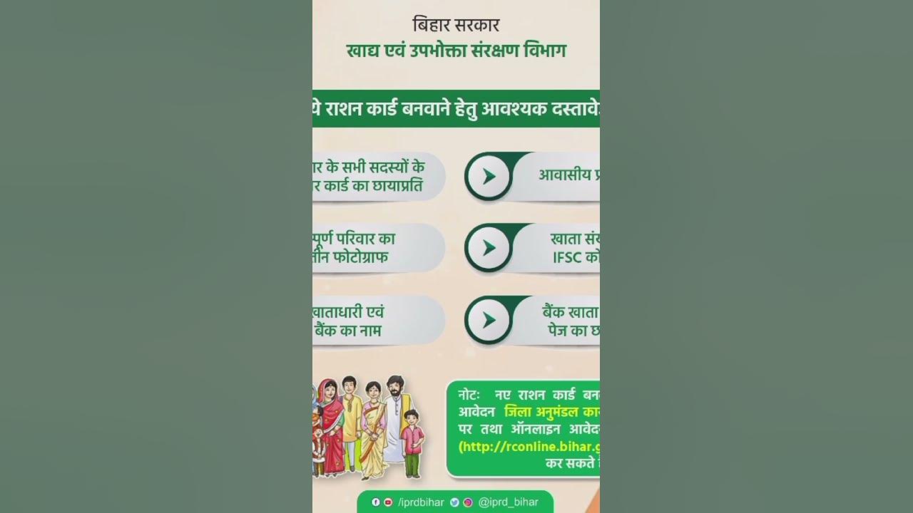 Bihar rashan card youtube
