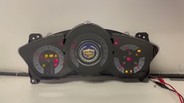 2010-2013 CADILLAC SRX USED DASHBOARD INSTRUMENT CLUSTER TEST