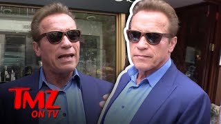 Our Photog Flexes For Arnold Schwarzenegger | TMZ TV