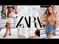 ZARA SUMMER HAUL!!! Bikinis, Jeans, Tops + More 🌻