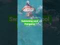 Swimming Pool Cute Moments 🏊♀️💙 #shorts