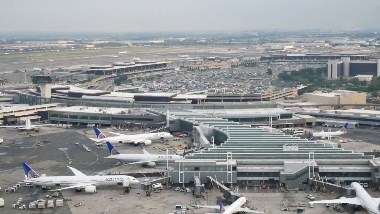 Newark Liberty Terminal C (Aerial View)