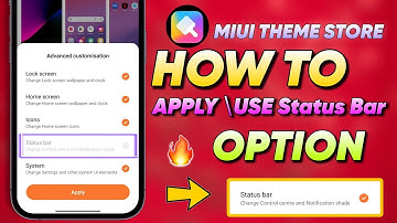 HOW to Use Miui theme store Status Bar option Without Root | 100% Working Tricks | Change Status Bar