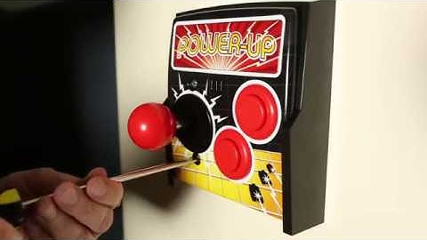 Power Up Arcade Light Switch Plate from ThinkGeek   YouTube