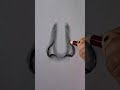 😲Easy Trick to Draw Nose #trending #viral #shortsfeed #sketching #short #art #drawing #nose #ytshort