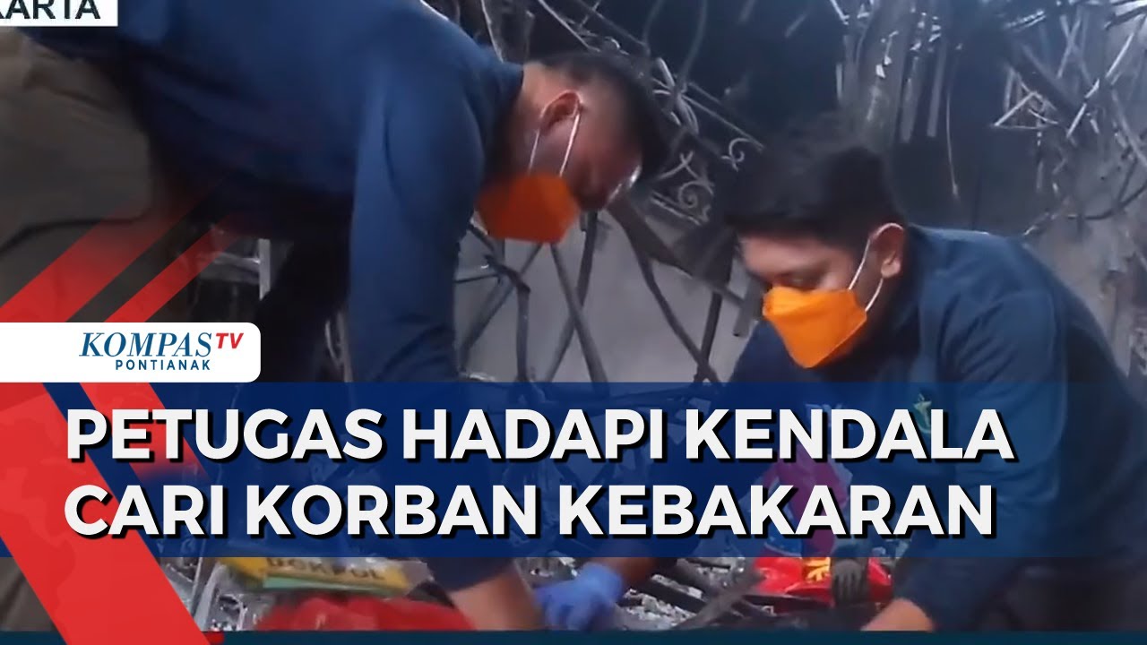 Detik-Detik Pencarian Korban Kebakaran Glodok Plaza, Petugas Temukan Sejumlah Kendala