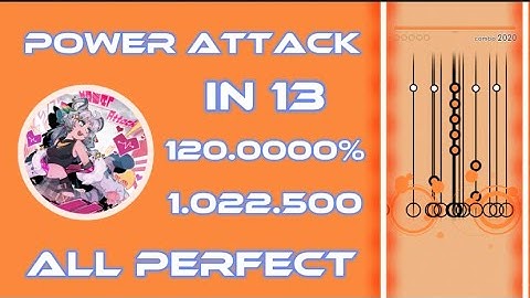 [Rizline] Power Attack [IN 13] | 120.0000% Max 1.022.500 All Perfect