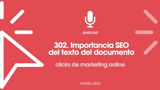 302. Importancia SEO del texto del documento 302. Importancia SEO del texto del documento