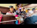 Punjabi dhol  singing in rail going punjab to mumbai