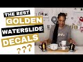 The Best Golden Water Slide Decals | How To Apply Waterslides Easy!