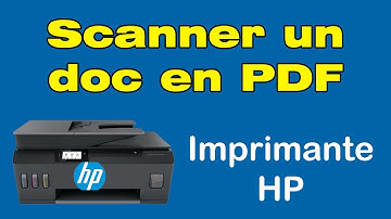 Comment scanner un document avec une imprimante HP en PDF 📄