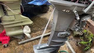 Mariner 40hp 6E9 Two Stroke Outboard Engine First Run