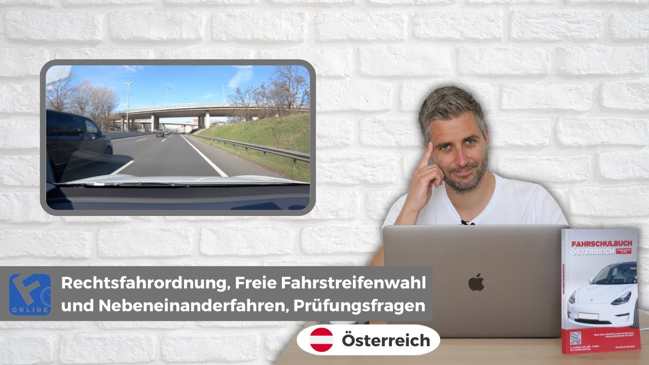RECHTSFAHRORDNUNG, FREIE FAHRSTREIFENWAHL UND NEBENEINANDERFAHREN I PRÜFUNGSFRAGEN ALS BEISPIELE RECHTSFAHRORDNUNG, FREIE FAHRSTREIFENWAHL UND NEBENEINANDERFAHREN I PRÜFUNGSFRAGEN ALS BEISPIELE