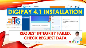 CSC Digipay 4.1 Software installation | Solution of Request Integrity failed error in Hindi