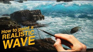 How to paint a Crashing Wave! | SEASCAPE OIL PAINTING TUTORIAL