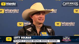 Saddle Bronc Riding | Lefty Holman | Cavender’s WNFR Now!