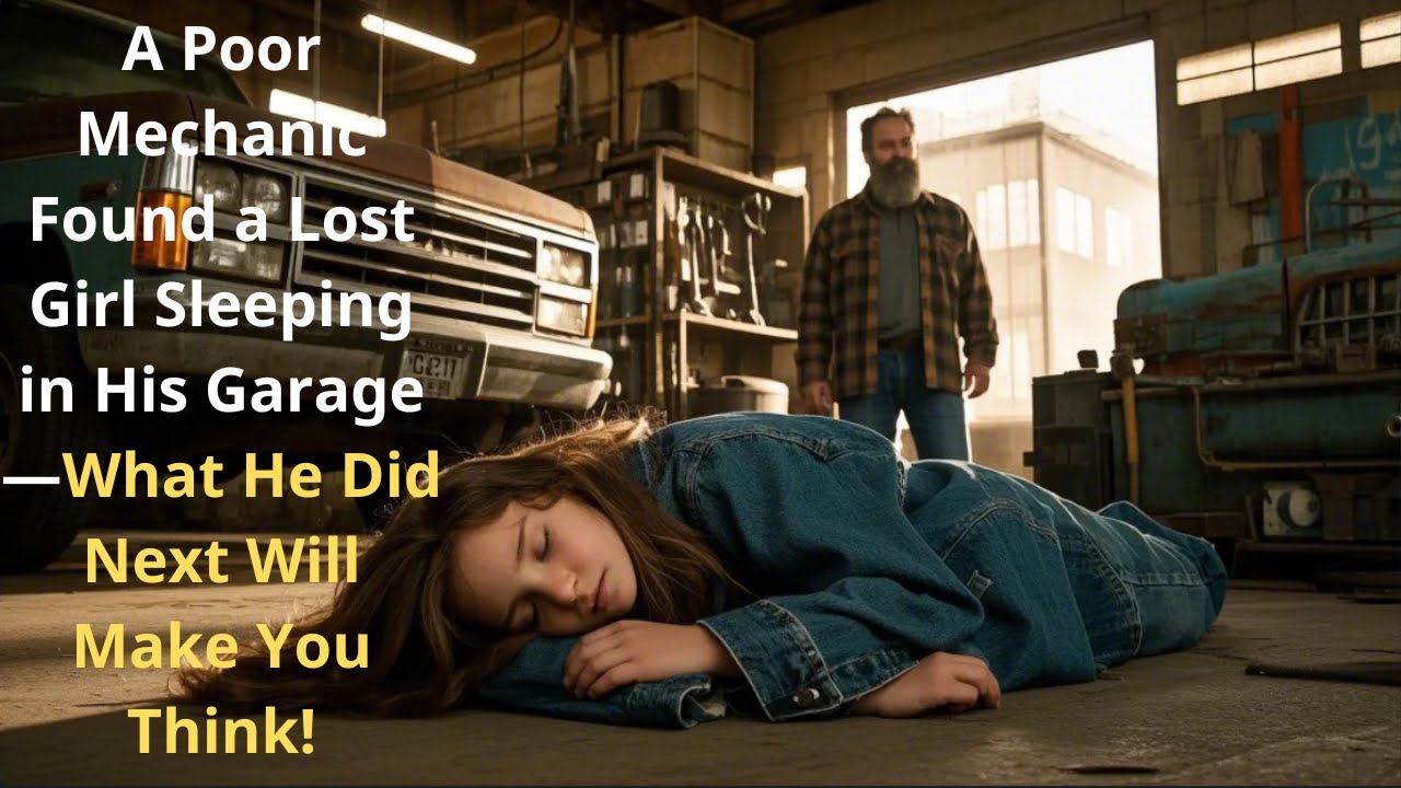 a poor mechanic found a lost girl sleeping in his garage—what he did ...