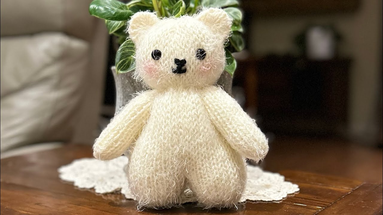 Aniya fluffy knit set コンビニ、ATM支払い❌ Baby Bear ~ Addi 46 and 22 Needle Machines - YouTube