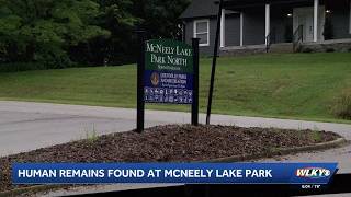 Human remains found at McNeely Lake Park; LMPD conducting death investigation
