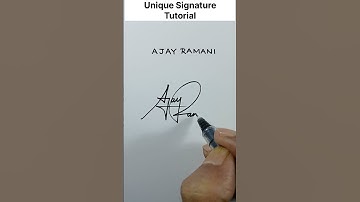 Alphabet "A" Signature design | #signature #shorts #short #shortvideo