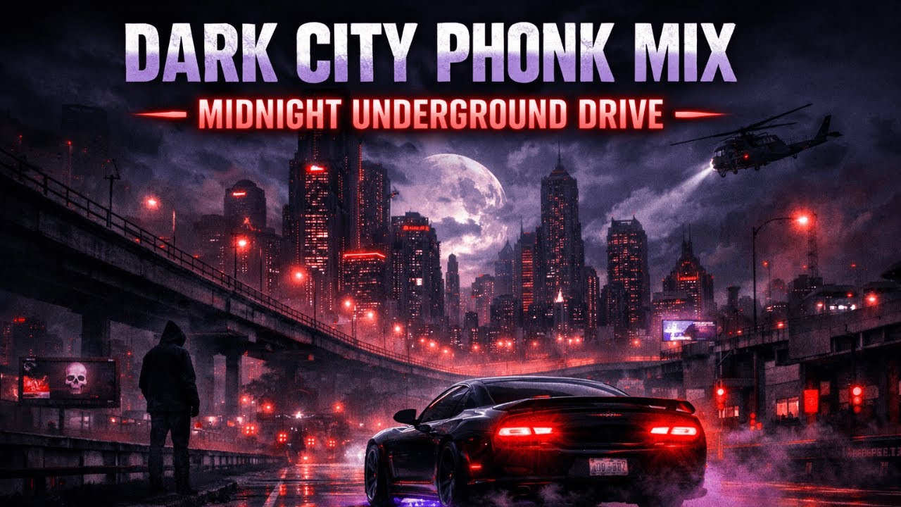 Dark City Phonk Mix – Midnight Underground Drive (15 Min)