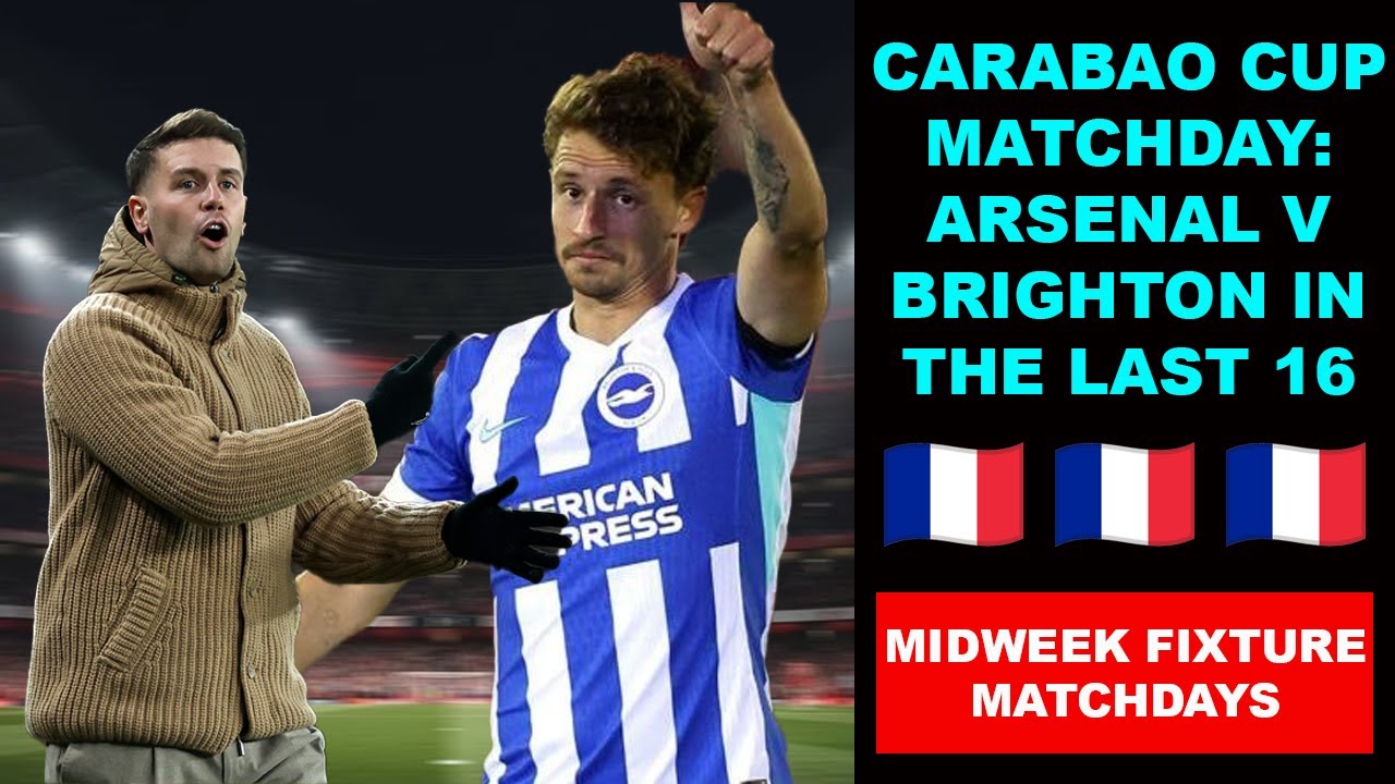 I watched BRIGHTON fail take their chances as ARSENAL head into the QUARTER-FINAL of the CARABAO CUP