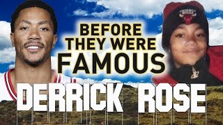 Derrick rose - before they were famous - highlights from before the new york knicks