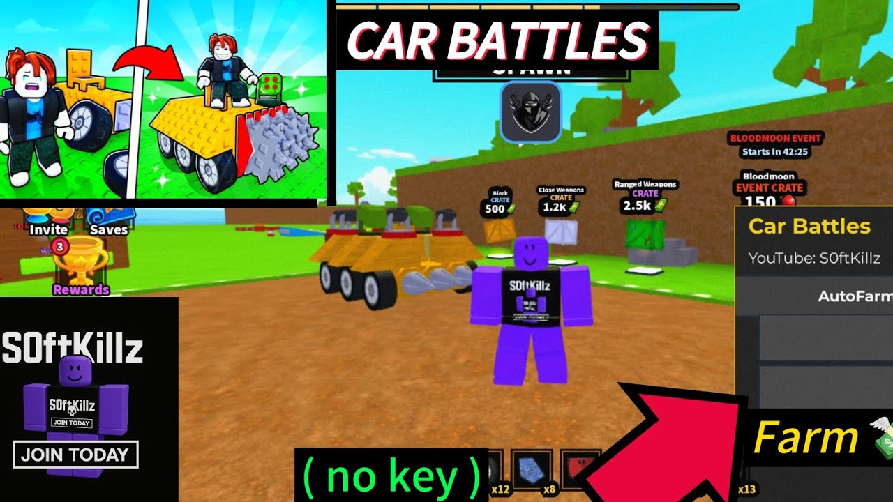 [NEW] CAR BATTLES SCRIPT | AUTO FARM💸, AUTO BUY - YouTube