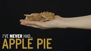 Adult human eats apple pie for the first time by Gawker 2,934 views 7 years ago 1 minute