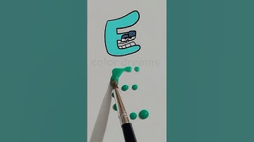 colour mixing #alphabet lore #satisfying #color #alphabet #colortheory #shortvide #asmr #shorstvideo