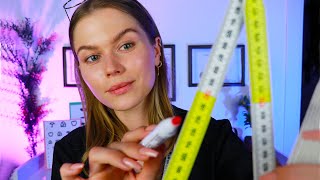 ASMR Plastic Surgeon Measure Your Face In Detail.  Personal Attention