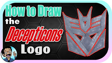🎨 How to Draw the Decepticons Logo