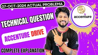 Accenture Coding Round 2025 batch || 07- October 2024 || Actual Problems || Source Code