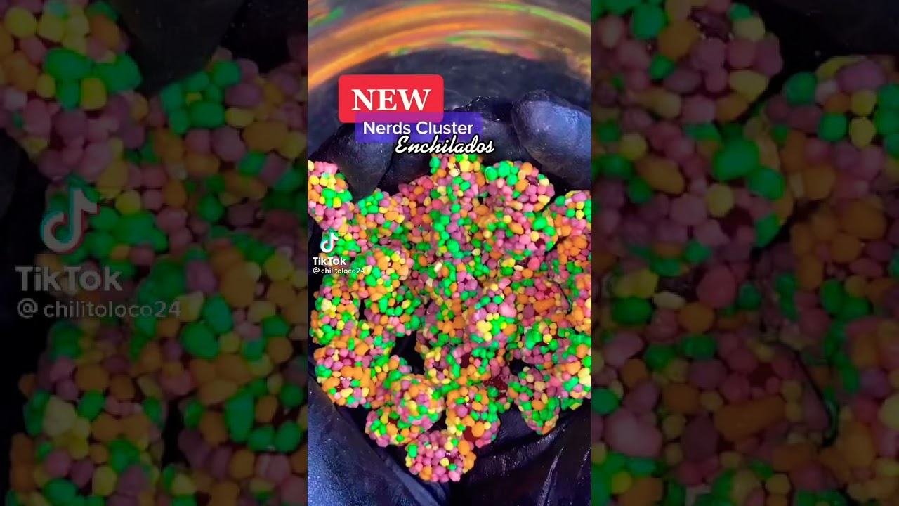 NEW NERDS CLUSTER CANDY - NERDS ROPE SPICY CHILI CANDY