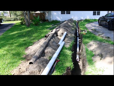 Video: DIY sewer installation