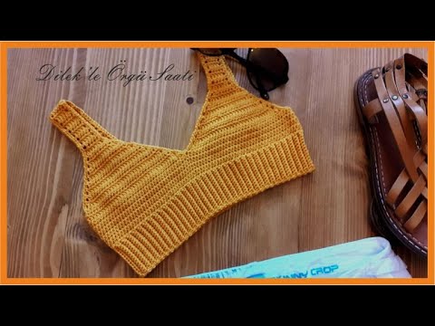 Yazlik Tig Isi Bustiyer Bluz Crochet Blouse Youtube