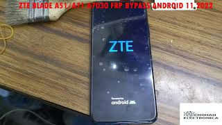 FRP BYPASS ANDROID 11 ZTE BLADE A71 GOOGLE BYPASS ZTE A7030