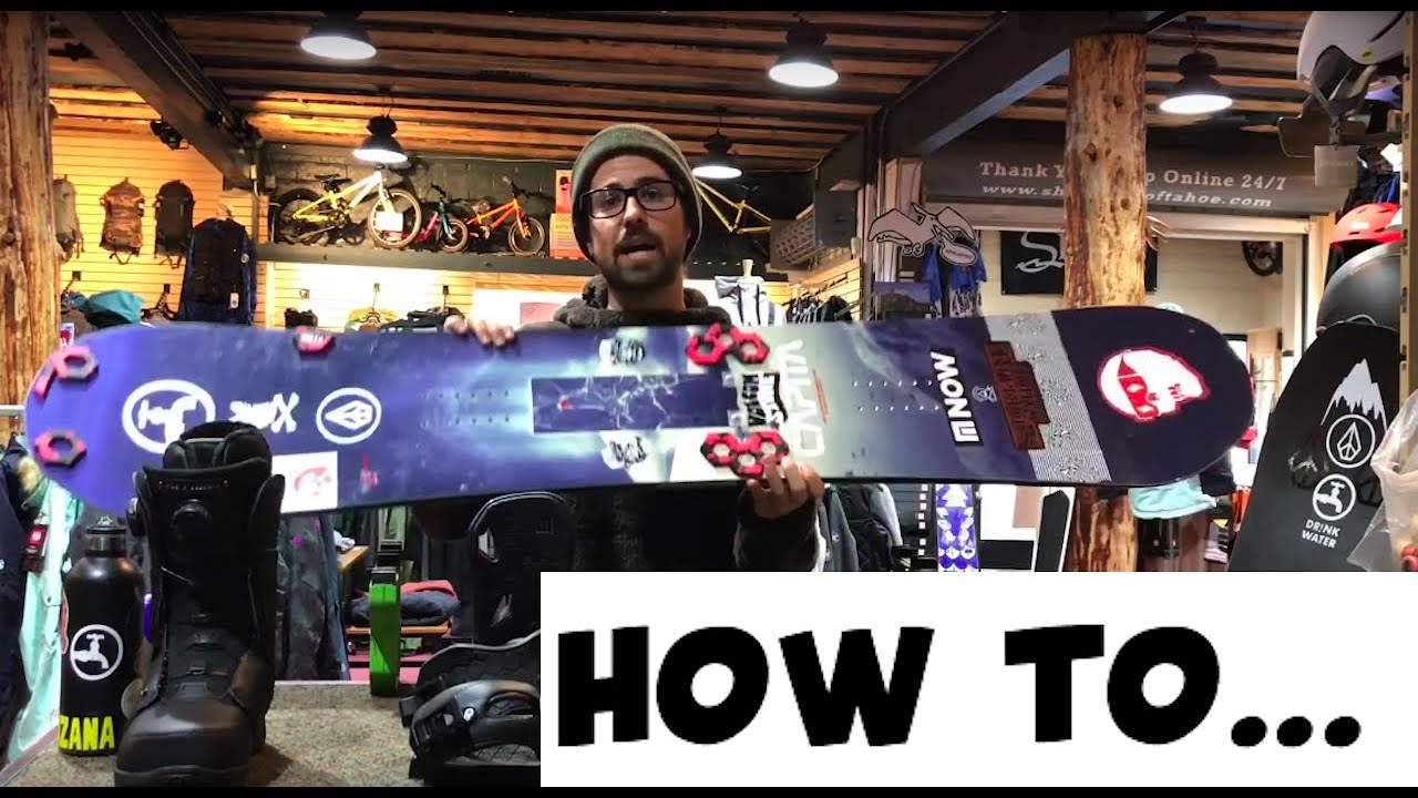 How to Mount Snowboard Bindings Binding stance, Width and Angles. YouTube