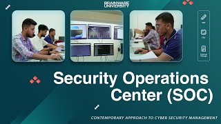 Inside Security Operations Center (SOC) | Cyberattacks| Cyber Security Lab | Brainware University