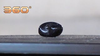 【天然石シリーズ3】ブラックオニキス VS 油圧プレス機 /【Stone3】black onyx with Hydraulic press machine.