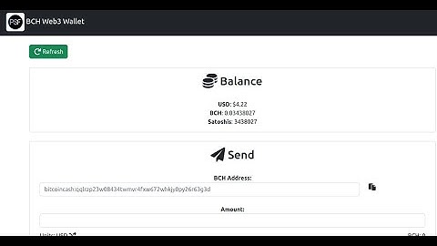 BCH Wallet - BCH View