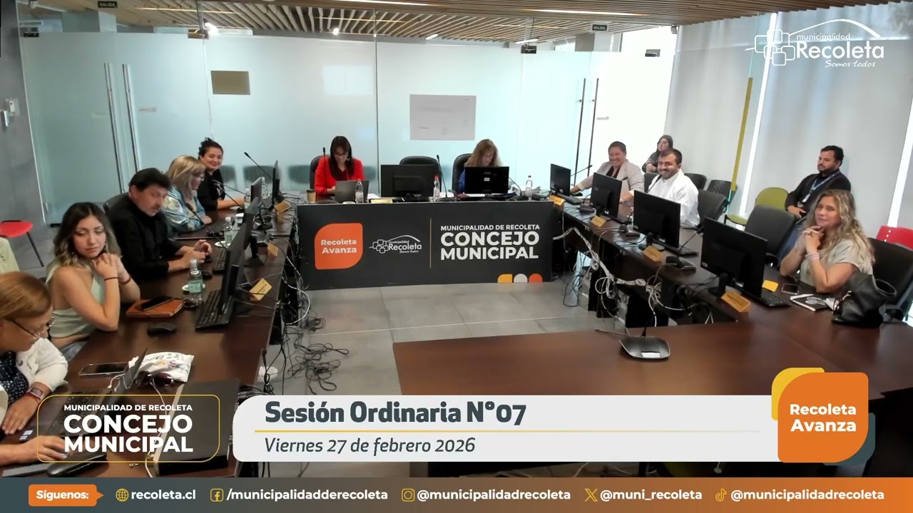 Concejo Municipal de Recoleta 27-02-26