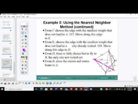 Graph Theory - Using the Nearest Neighbor Method - YouTube