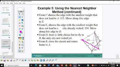 Graph Theory - Using the Nearest Neighbor Method