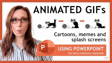 How to Create an Animated GIF Using Microsoft PowerPoint | Cartoons, Memes and Splash Screens