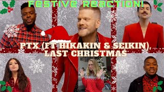 FESTIVE REACTION! PTX, Last Christmas (Hikakin & Seikin) OFFICIAL VIDEO #PTX #HolidaysAroundTheWorld