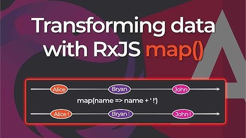 Transforming data with RxJS map() operator
