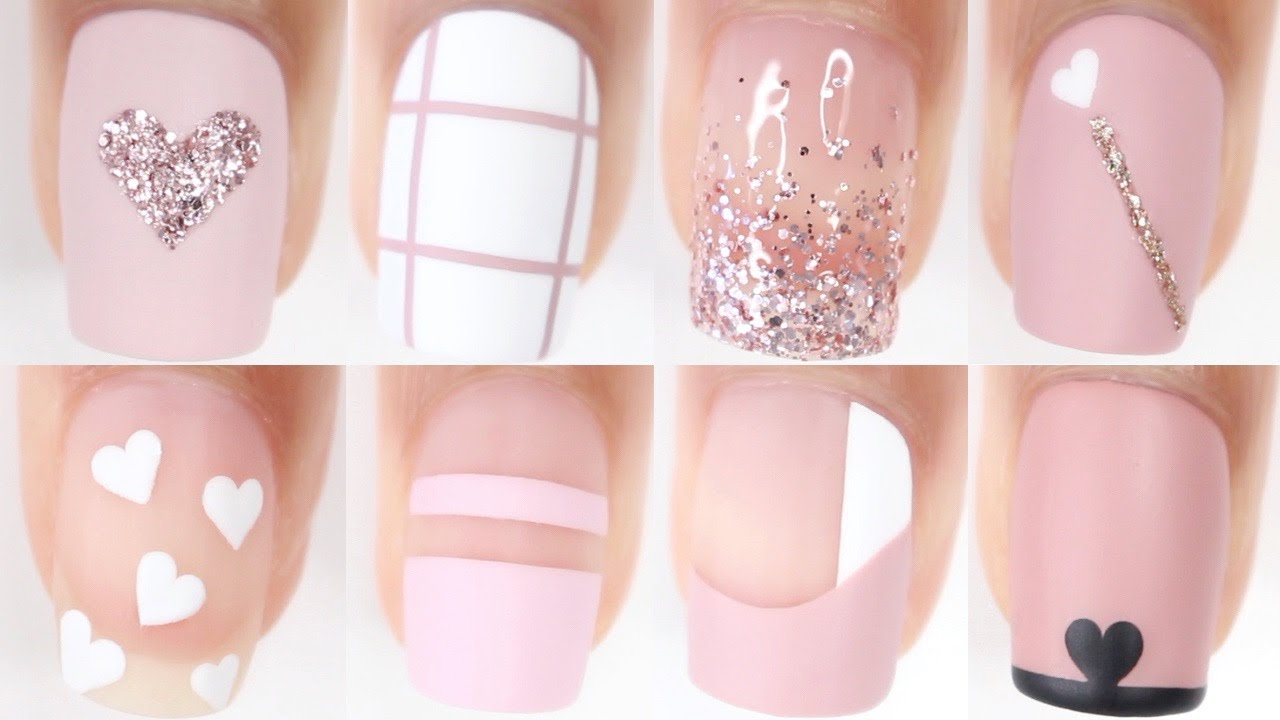 Manicure Monday - Valentine's Day Pink Heart Nails | See the World in PINK